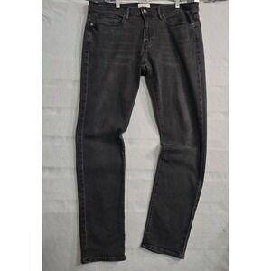 FRAME Denim L'Homme Skinny Fade To Grey Men's Slim Fit Jeans Size 36‎